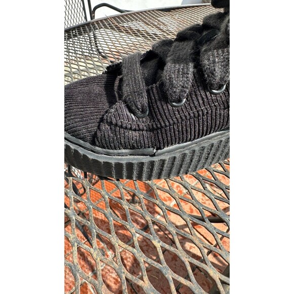Puma X Rihanna Fenty Women's 9.5 size Creeper Phatty Corduroy Black - Pre-Owned - Picture 4 of 5